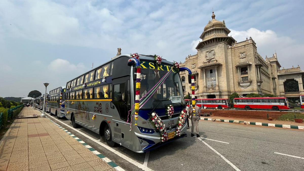 KSRTC launches new fleet Karnataka CM unveils 40 ‘Pallakki’ sleeper